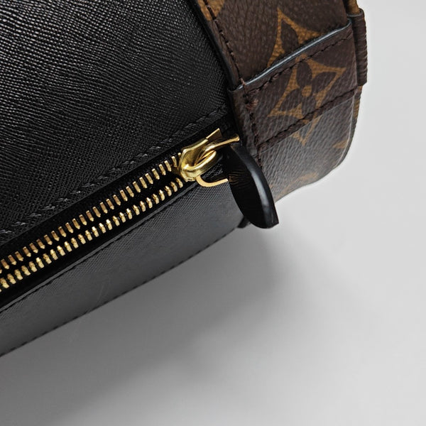 Monogram Coated Canvas Shoulder Bag Brown