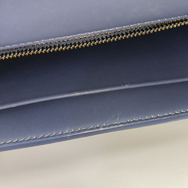 30 Montaigne Calfskin Blue