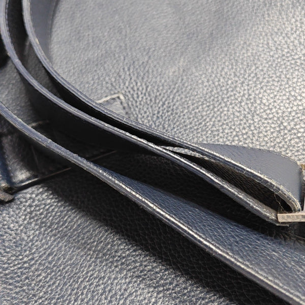 Calfskin Shoulder Bag Blue