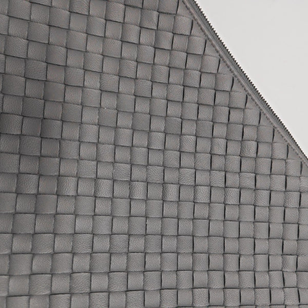 Lambskin Clutch Gray