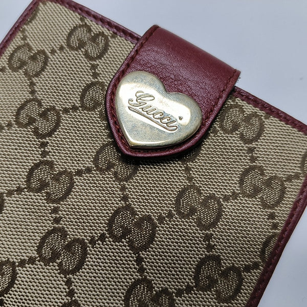 Monogram Fabric Wallet Beige