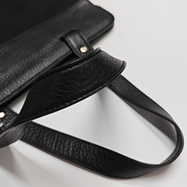 Canvas Top Handle Bag Black