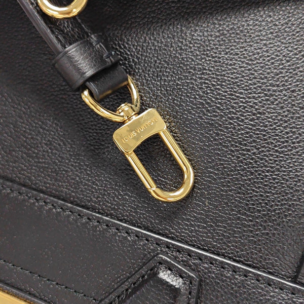 CITY STEAMER PM Calfskin Black