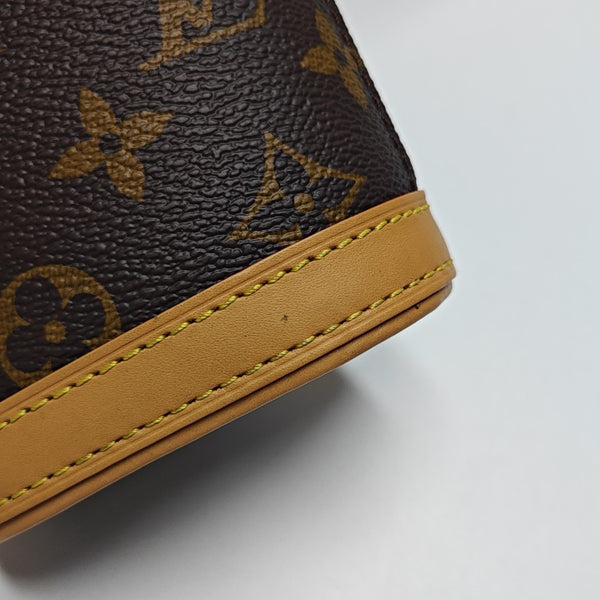 FOLD ME Monogram Coated Canvas Brown