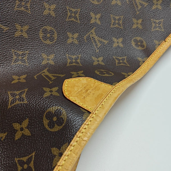 Monogram Coated Canvas Top Handle Bag Brown