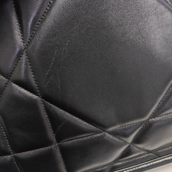 Cannage Calfskin Tote Bag Medium Black