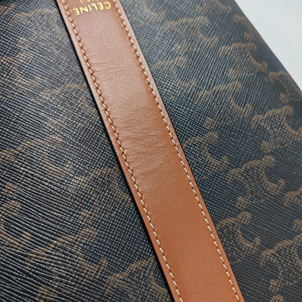 TRIOMPHE CANVAS Small Coated Canvas Brown