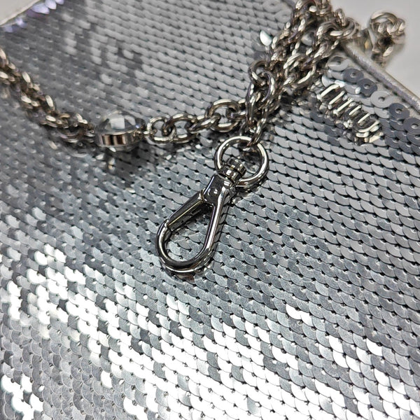 Miu Confidential Sequins Silver
