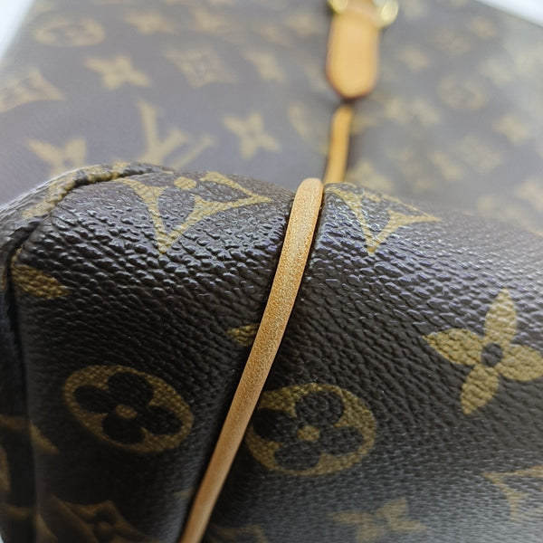 TOTALLY MM Monogram Coated Canvas Brown