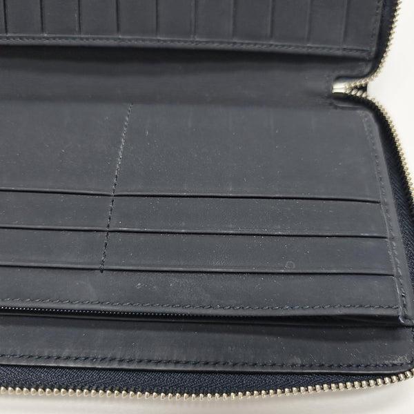 Monogram Calfskin Wallet Blue