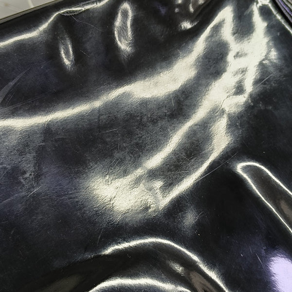 Patent Leather Tote Bag Black