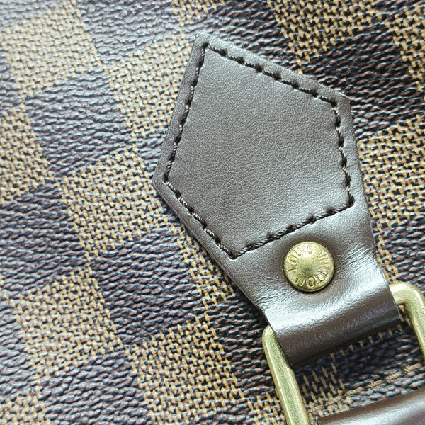 SPEEDY 30 Damier Ebene Coated Canvas Brown