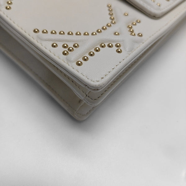 Diorama Cannage Calfskin White