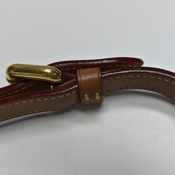 Monogram Coated Canvas Shoulder Bag Brown