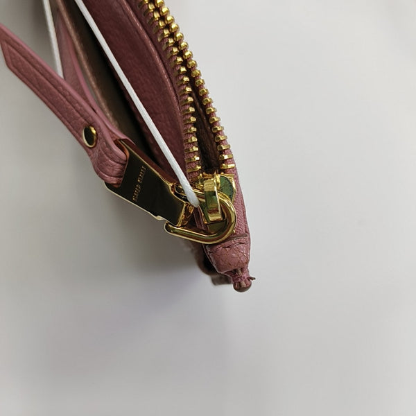 Leather Coin Purse Pink