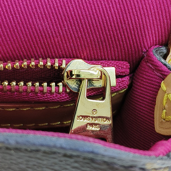 DIANE Monogram Coated Canvas Brown