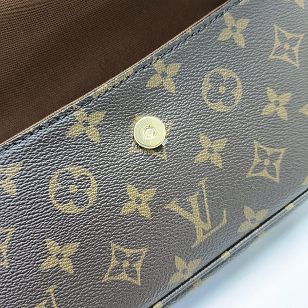 IVY Monogram Coated Canvas Brown