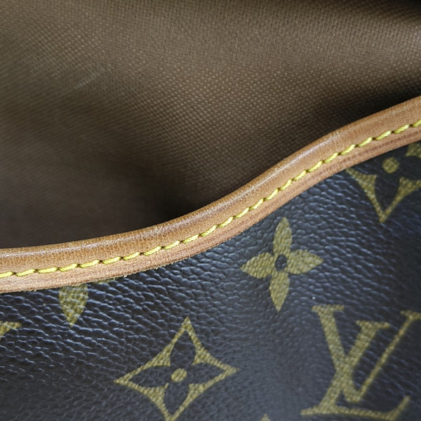 SAUMUR Monogram Coated Canvas Brown