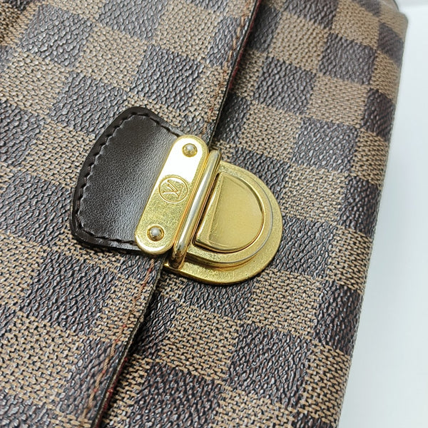 RAVELLO GM Damier Ebene Coated Canvas Brown