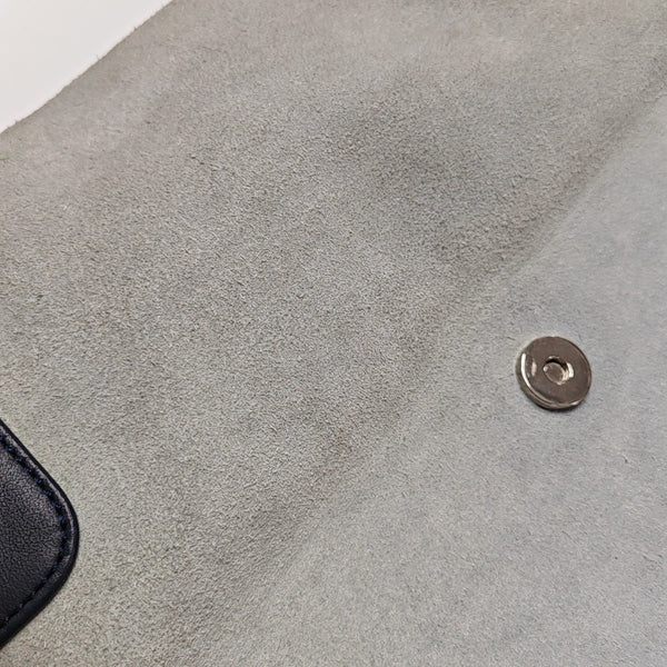 Suede Shoulder Bag Blue