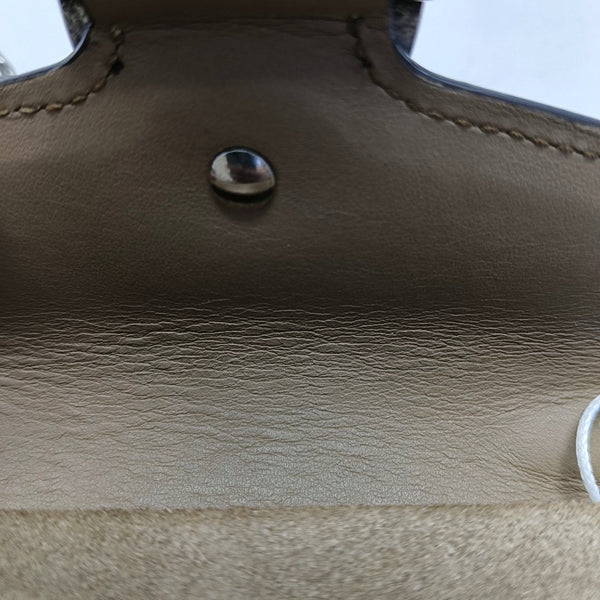 Dionysus Super Mini Monogram Coated Canvas Beige