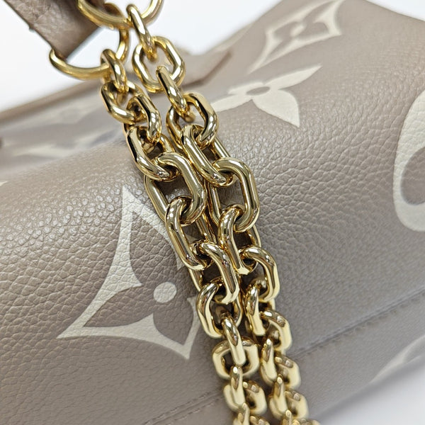 SPEEDY 20 Monogram Calfskin Gray