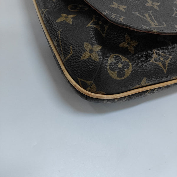 MUSETTE TANGO Monogram Coated Canvas Brown