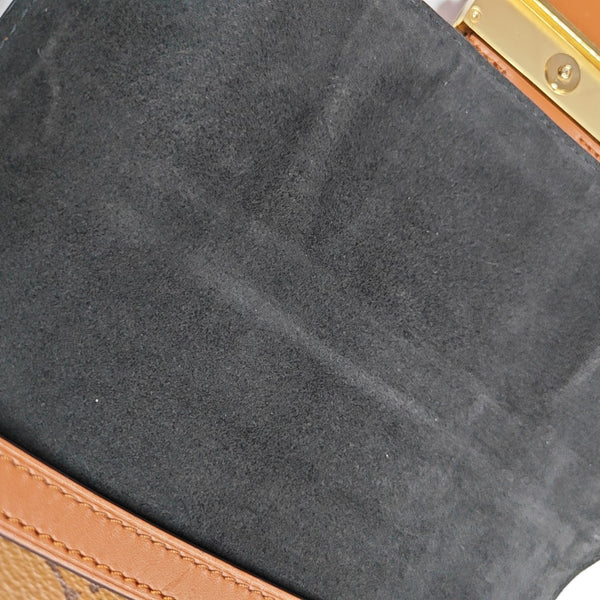 DAUPHINE MM Monogram Coated Canvas Brown