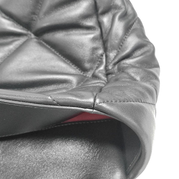 CHANEL 19 Maxi Quilted Lambskin Black