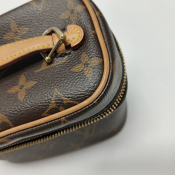 NICE Super Mini Monogram Coated Canvas Brown