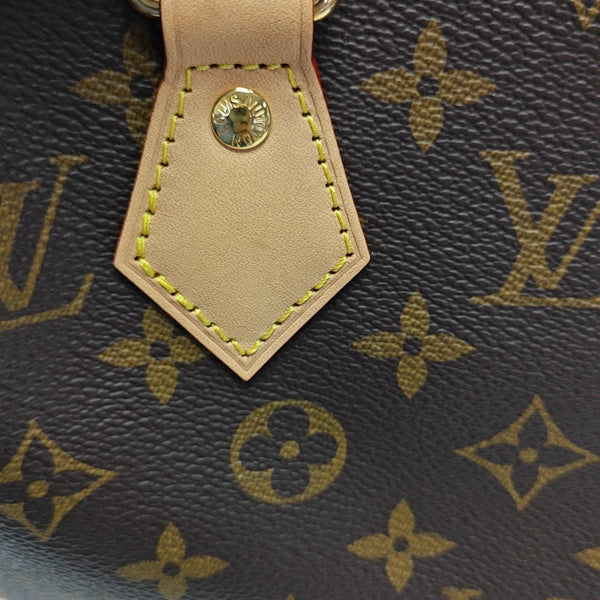 SPEEDY 20 Monogram Coated Canvas Brown