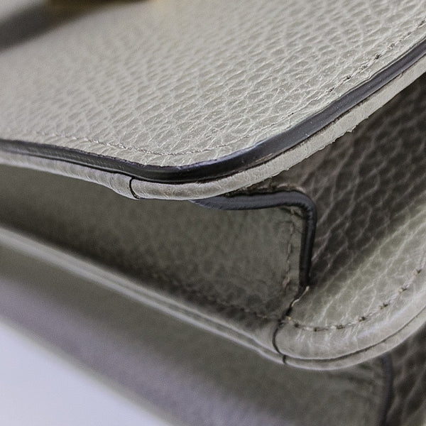 Authenticated pre-owned Interlocking G Small Calfskin Grey - Shoulder Bag at Looply