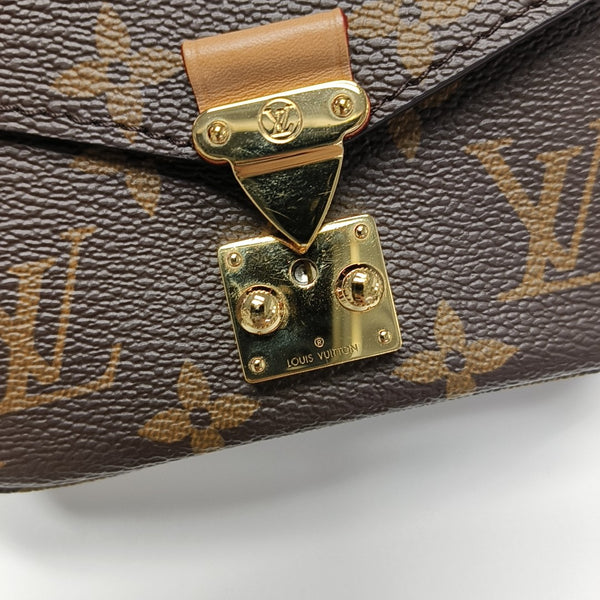 MÉTIS Micro Monogram Coated Canvas Brown