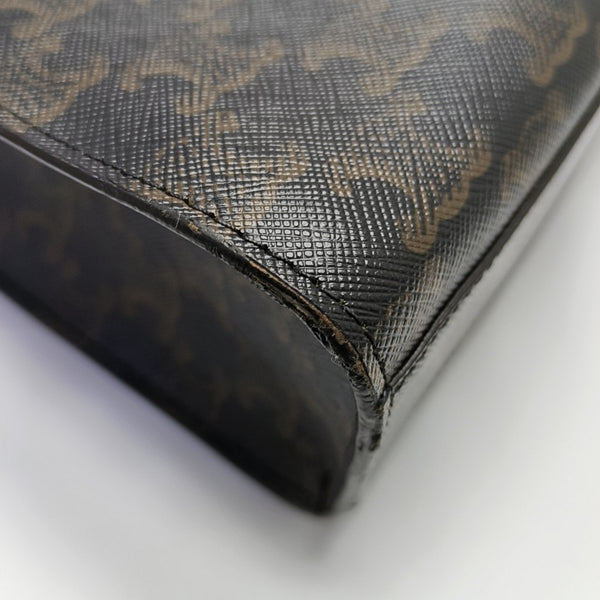 CABAS CELINE Small Coated Canvas Brown