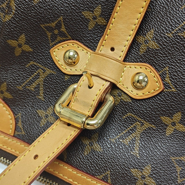 PALERMO GM Monogram Coated Canvas Brown