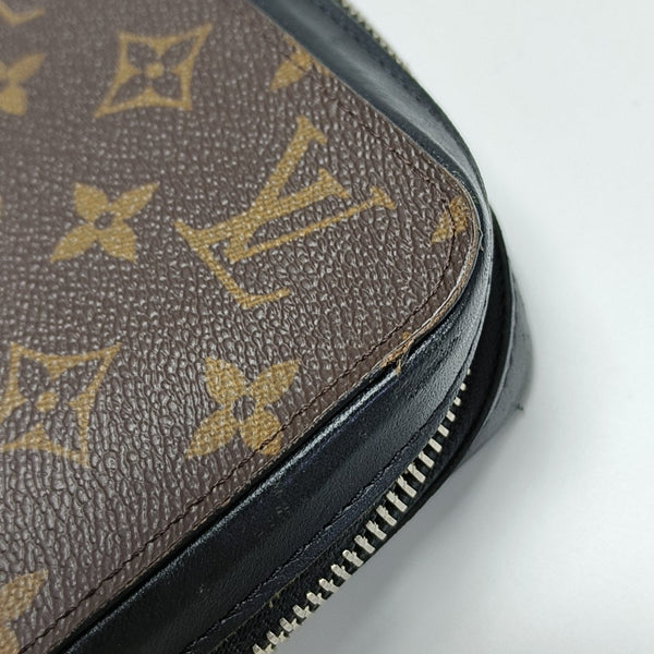 Monogram Coated Canvas Wallet Brown