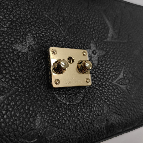 MADELEINE Nano Monogram Calfskin Black