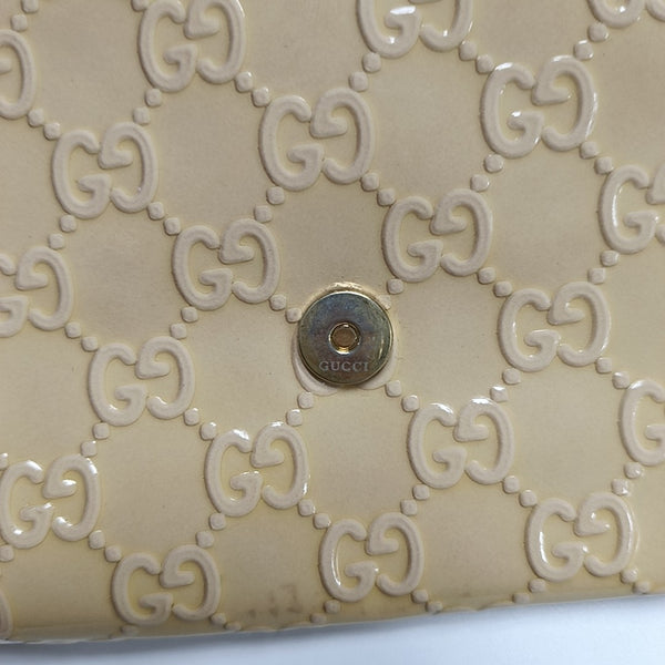 Monogram Patent Leather Beige