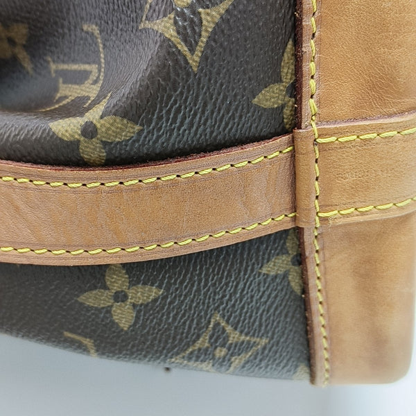 NOÉ BB Monogram Coated Canvas Brown