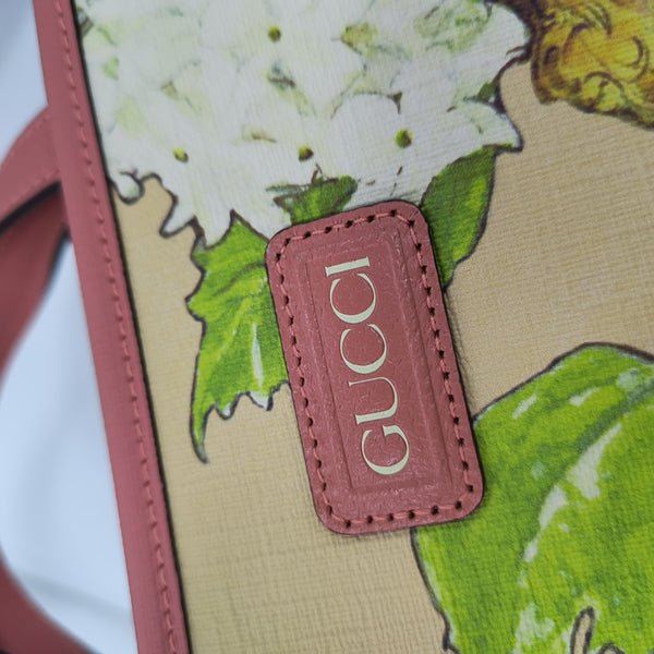 Children’s GG Bucket Monogram Coated Canvas Yellow