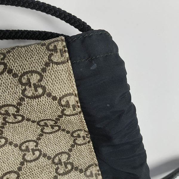 GG Supreme Monogram Coated Canvas Beige