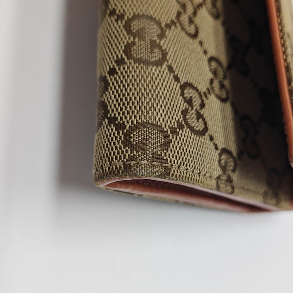 Monogram Canvas Wallet Brown
