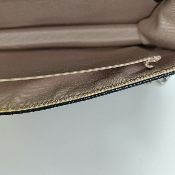 Diorama Medium Cannage Calfskin Black