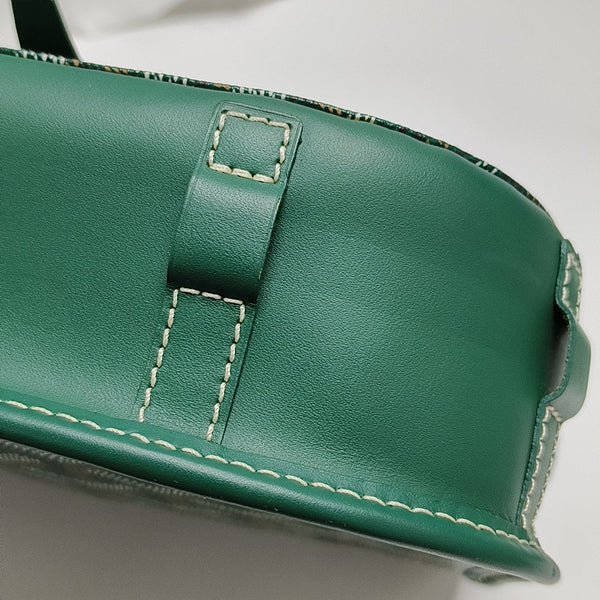 Belvedere Coated Canvas Green