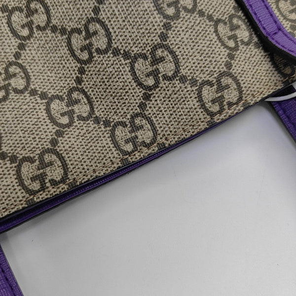 Monogram Coated Canvas Tote Bag Beige
