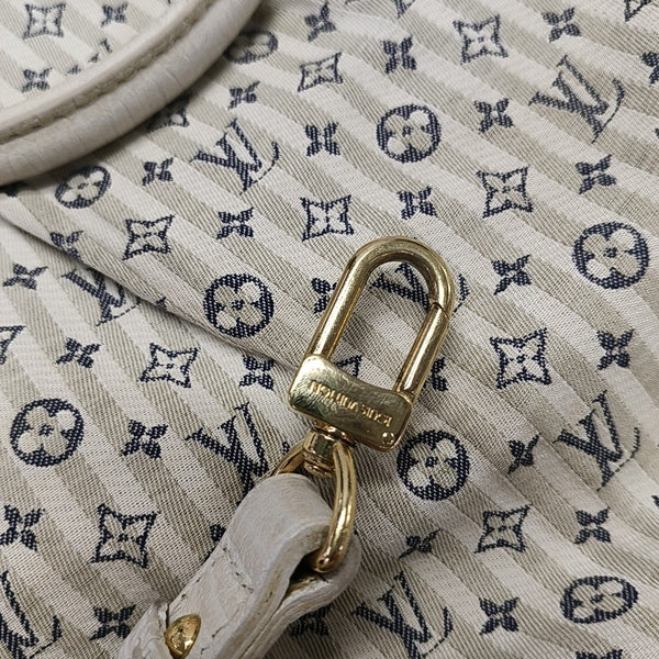 CROISETTE SAC MARINA Monogram Canvas White