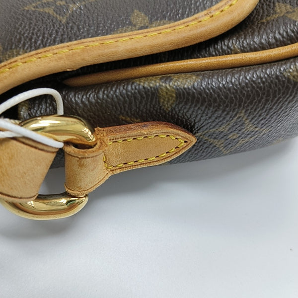 TIKAL Monogram Coated Canvas Brown