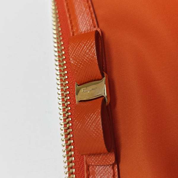 Nylon Clutch Orange