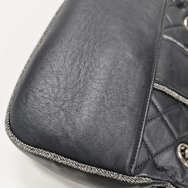 MADISON Quilted Calfskin Black