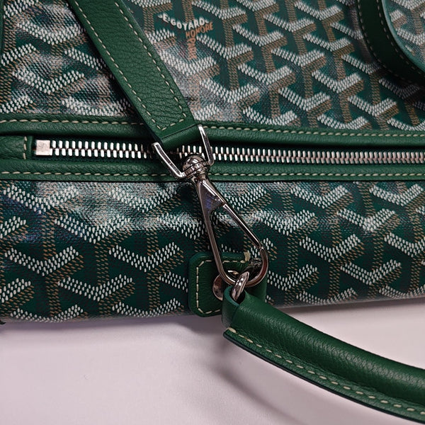 Saint Léger Coated Canvas Green